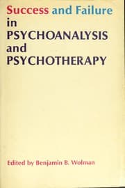 Tapa de Success and failure in psychoanalysis and psychotherapy