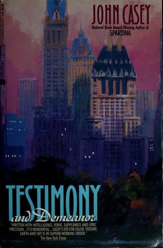Tapa de Testimony and Demeanor