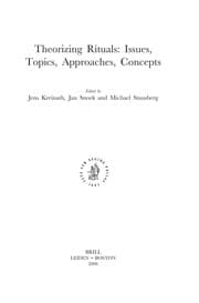 Tapa de Theorizing rituals / edited by Jens Kreinath, Jan Snoek and Michael Stausberg