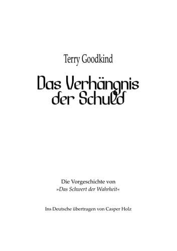 Tapa de Das Verhängnis der Schuld.