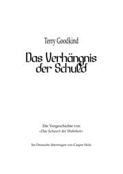 Tapa de Das Verhängnis der Schuld