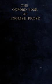 Tapa de The Oxford book of English prose