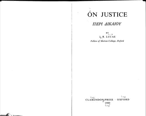 Tapa de On Justice