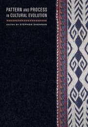 Tapa de Pattern and process in cultural evolution