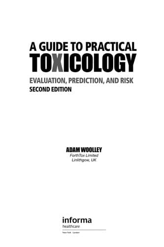 Tapa de A Guide to Practical Toxicology