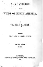 Tapa de Adventures in the wilds of North America