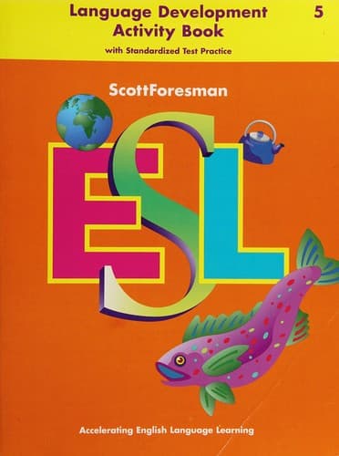 Tapa de Scott Foresman ESL Student Book Level 5