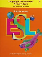 Tapa de Scott Foresman ESL Student Book Level 5