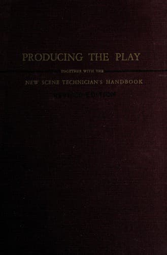 Tapa de Producing the play