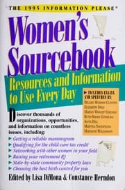 Tapa de The 1995 Information Please(R) Women's Sourcebook (Information Please Women's Sourcebook)