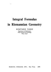 Tapa de Integral formulas in Riemannian geometry