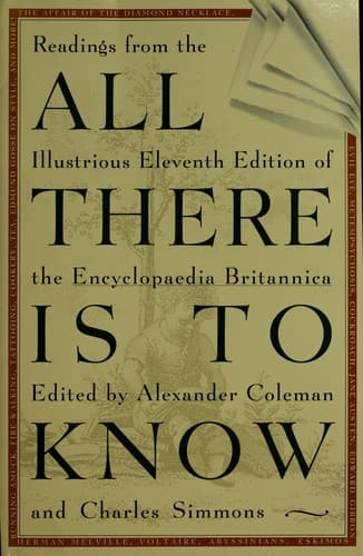 Tapa de All There Is to Know