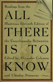 Tapa de All There Is to Know