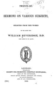 Tapa de Twenty-six sermons on various subjects