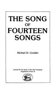 Tapa de The Song of Fourteen Songs (JSOT Supplement