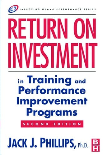 Tapa de Return on investment in training and performance improvement programs
