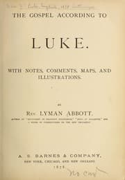 Tapa de The Gospel according to Luke