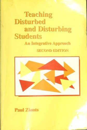 Tapa de Teaching disturbed and disturbing students