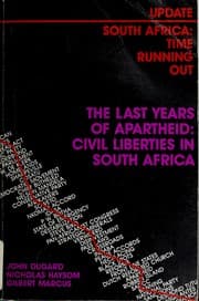 Tapa de The last years of Apartheid