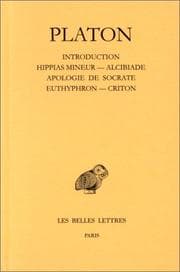 Tapa de Hippias mineur - Alcibiade - Apologie de Socrate - Euthyphron - Criton