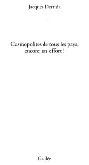 Tapa de Cosmopolites de tous les pays, encore un effort!