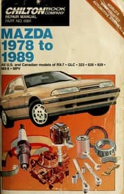 Tapa de Chilton Book Company repair manual