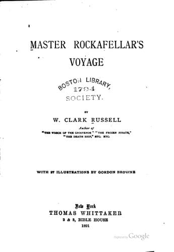 Tapa de Master Rockafellar's voyage