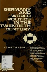 Tapa de Germany and world politics in the twentieth century