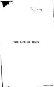 Tapa de The Life of Jesus, Critically Examined