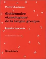 Tapa de Dictionnaire étymologique de la langue grecque
