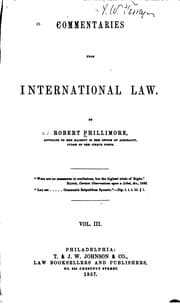 Tapa de Commentaries Upon International Law