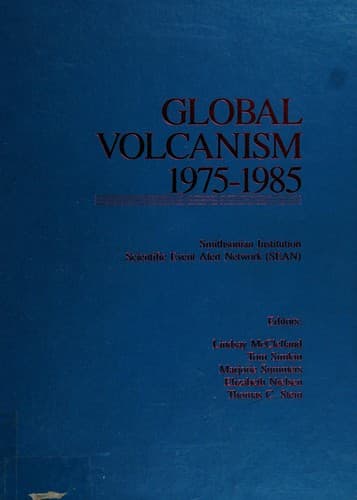 Tapa de Global volcanism 1975-1985