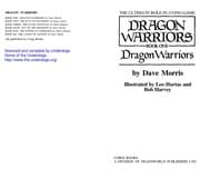 Tapa de Dragon warriors