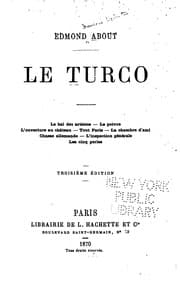 Tapa de Le turco