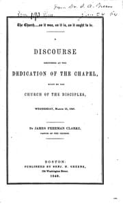 Tapa de The Church as it Was, as it Is, as it Ought to be: A Discourse Delivered at ..