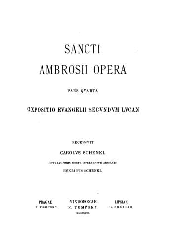 Tapa de Sancti Ambrosii Opera