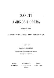 Tapa de Sancti Ambrosii Opera