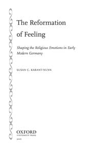 Tapa de The Reformation of feeling