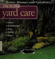 Tapa de Better homes and gardens step-by step yard care