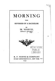 Tapa de Morning: From Reveries of a Bachelor