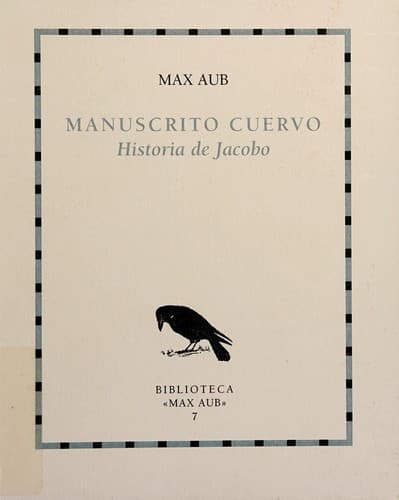 Tapa de Manuscrito cuervo