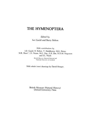 Tapa de The Hymenoptera