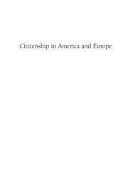 Tapa de Citizenship in America and Europe