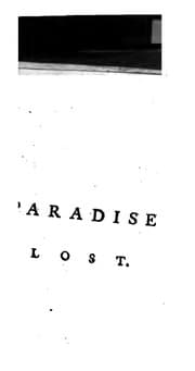 Tapa de Paradise Lost: A Poem in Twelve Books. The Author John Milton. According to the Author's Last ..