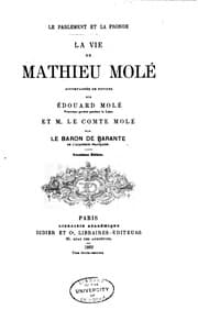 Tapa de Le parlement et la Fronde: La vie de Mathieu Molé. Notices sur Édouard Molé ..