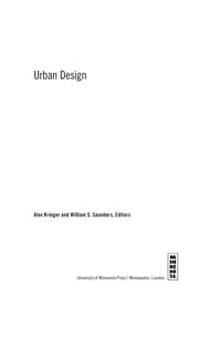 Tapa de Urban design