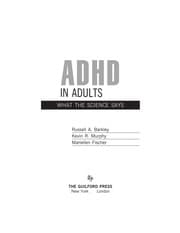 Tapa de ADHD in adults