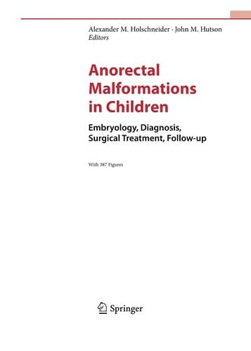 Tapa de Anorectal Malformations in Children