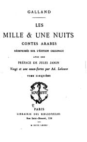 Tapa de Les mille et une nuits: contes arabes