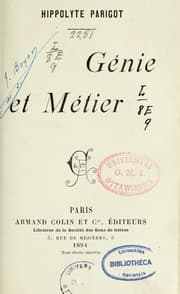Tapa de Génie et métier